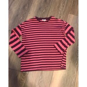 Matilda jane candy‎ apple pink Striped Long Sleeve knit sweater